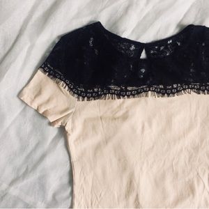 Blush Lace Tee (S)